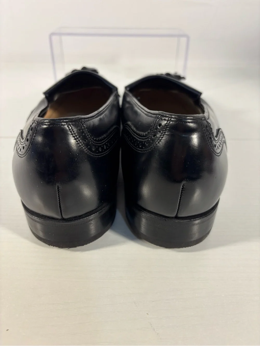 Florsheim Imperial Black Leather Tassel Kiltie Loafers Wingtip Brogue Men’s 12 D